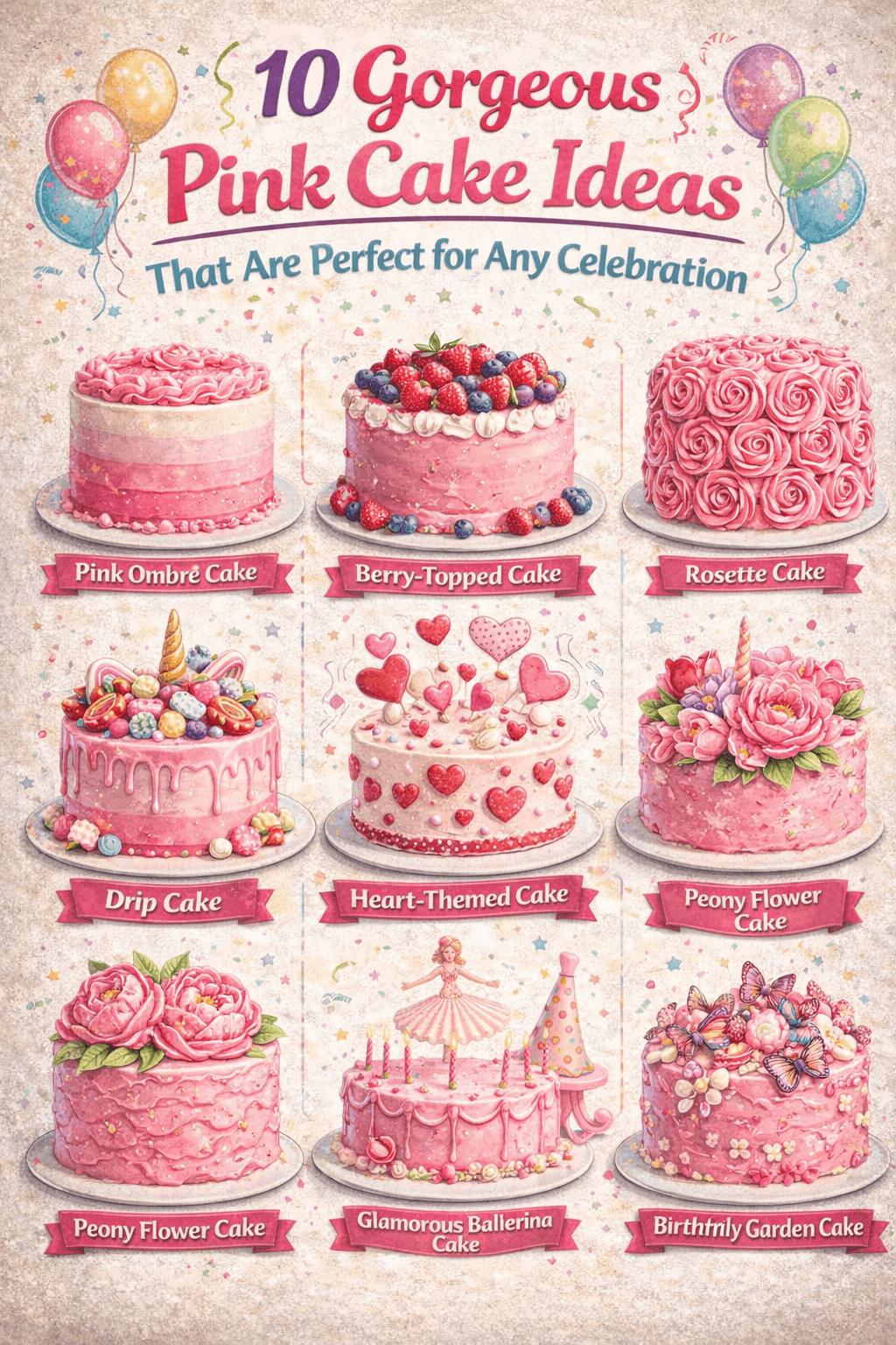 10 Gorgeous Pink Cake Ideas That Are Perfect for Any Celebration