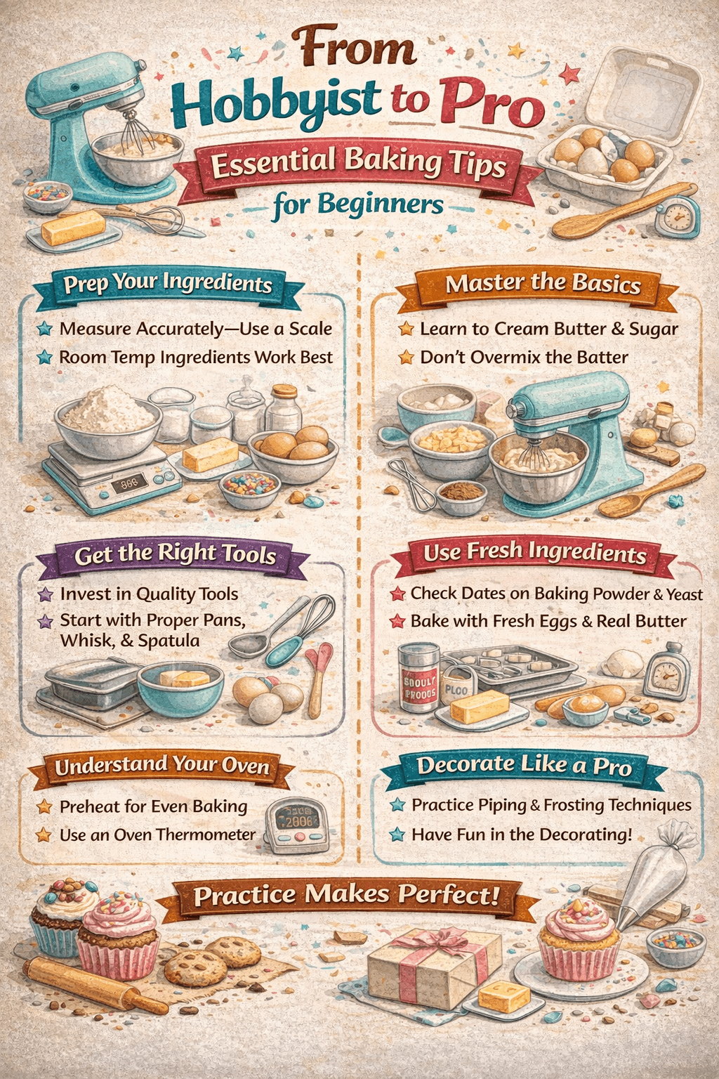 From Hobbyist to Pro: Essential Baking Tips for Beginners